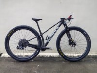 Bigrock 32er Karbon MTB Hardtail Kadro - T1100 Yüksek Modüllü Ultra 970g - 32 İnç Büyük Tekerlekli Kadro Seti Uzun Boylu Sürücüler İçin UDH Dropout