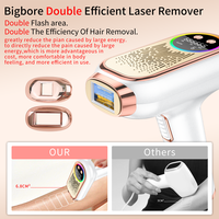 combiné 999999 Flash épilateur 9 niveaux aisselles  fil épilateur maison Permanent indolore Portable IPL épilation dispositif