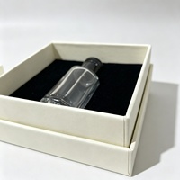 Boîte cadeau personnalisée en cristal blanc fantaisie BM Crystal Wholesale avec logo personnalisé pour flacon d'huile d'oud arabe Attar