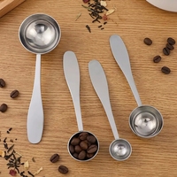 Lot de cuillères doseuses personnalisées en acier inoxydable 304 pour thé, café, matcha, pâtisserie, lait et poudre de fruits