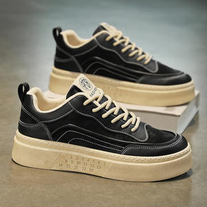 รองเท้าผ้าใบผู้ชายสไตล์นิช ฤดูใบไม้ผลิ 2026 พื้นหนา ระบายอากาศได้ดี รองเท้าสเก็ตบอร์ดลำลอง ทันสมัย ใช้งานได้หลากหลาย รองเท้ากีฬา - Product Image 4