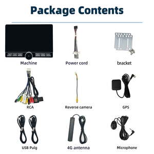 Hệ thống đa phương tiện ô tô Android 10 inch, màn hình cảm ứng, đầu <span class=keywords><strong>radio</strong></span>, dẫn đường <span class=keywords><strong>GPS</strong></span>, CarPlay, đầu CD ô tô đa năng 1 DIN - Product Image 2