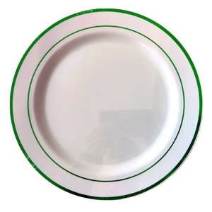 Platos de plástico desechables con cuchara, <span class=keywords><strong>vajilla</strong></span> de plástico para Estilismo - Product Image 1