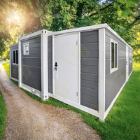 Villas maisons préfabriquées design de luxe moderne maison cube de 40 pieds de haut villa maison préfabriquée maison pliable cabane atelier à domicile