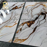 Meilleure feuille de marbre PVC décorative Panneau mural en PVC Panneau UV Panneau en PVC couleur marbre