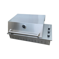Barbecue à gaz de jardin Beefeater, en acier inoxydable 304, finition NO.4, 3 brûleurs, 40 800 BTU, Pulse, en promotion