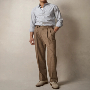 Men's Classic-Fit Stretch <b>Suit</b> <b>Pants</b> New Style Spring Autumn Casual Chino Mid Waist OEM Trouser Dress - Product Image 2