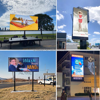 Nouveau lancement : Écran LED publicitaire extérieur étanche IP65 pour poteau de rue, panneau d'affichage numérique, bannière LED, écran LED sur poteau lumineux