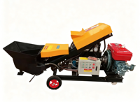 Bomba de Concreto Diésel, Manguera para Bomba de Concreto de 5-6m3/h, Mini Camiones Bomba de Concreto con Diésel en Venta