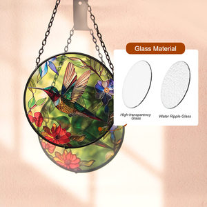Atrapasueños de Cristal de Colores con Diseño de Colibrí y Cadena de Metal de 16 cm para Colgar en la Ventana - Product Image 5