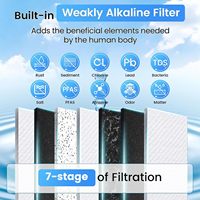 Système de filtration d'eau domestique 1200 GPD RO par osmose inverse à 8 étapes, sans réservoir, autonettoyant et écologique, à installer sous l'évier