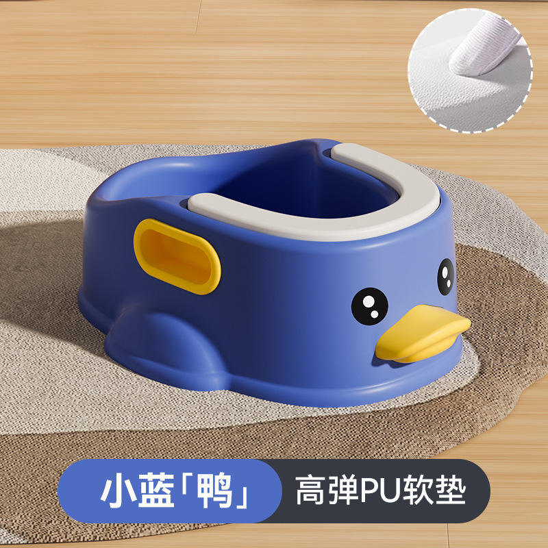 เบาะรองนั่ง PU สีฟ้า