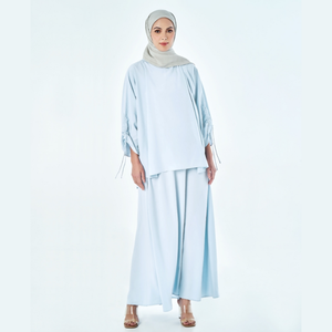 SIPO 2023 nueva colección musulmán bordado encaje viscosa crepé sangre rojo de talla grande monos mono - Product Image 1