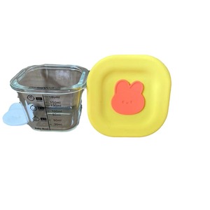 Baby Bowl Glass Food Storage Container 180ml Steamable With Lid For Baby Food 0-12 Months - Product Image 4