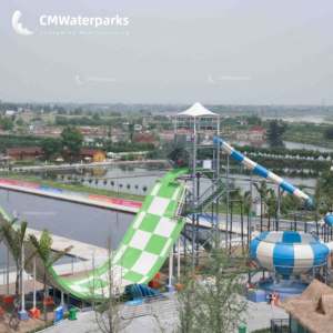 <span class=keywords><strong>Parc</strong></span> d'aventure avec toboggan aquatique Space Hole, grand toboggan aquatique en fibre de verre, attractions aquatiques - Product Image 2