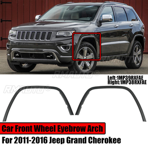 For Jeep Grand Cherokee 2011-2016 Car Front <b>Wheel</b> Arch Molding Eyebrow Trim 1MP39RXFAE 1MP38RXFAE <b>Replacement</b> Accessories - Product Image 1