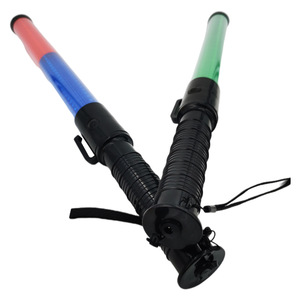 54cm vàng LED giao thông <span class=keywords><strong>Baton</strong></span> nhựa huỳnh quang thanh cho đường bộ sơ tán lệnh an toàn ánh sáng để sạc sản phẩm - Product Image 2