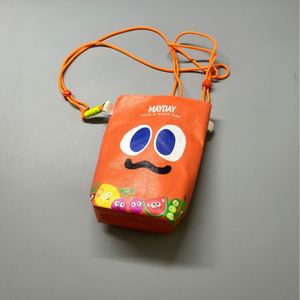 Customized DuPont <b>Paper</b> Crossbody Shoulder Phone Pouch & Bag My Pocket Design Circular <b>Pattern</b> Letterpress Printed for Commuters - Product Image 4