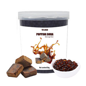 Perles de boba au sucre brun raffiné de haute qualité pour les boissons et les ingrédients de boissons au bubble tea de qualité supérieure - Product Image 2