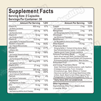 Vitahealthy OEM/ODM Multivitamines pour Hommes en Capsules Certifiées GMP – Complément Multivitaminé et Minéral pour le Bien-être Masculin