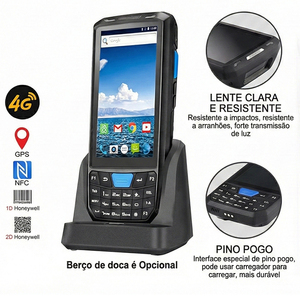 เครื่องสแกนบาร์โค้ด Android 13 แบบพกพา พร้อมแป้นพิมพ์สำหรับงานค้าปลีก - Product Image 5