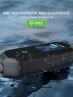 Cargador Portátil Inteligente para Vehículos Eléctricos de 7kW 32A NACS, IP65 Resistente al Agua, Cable de 5m, Pantalla LED de 2.8 Pulgadas, Conexión Directa, para Uso en el Hogar y Viajes