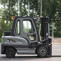 Nouveau chariot élévateur électrique 3 tonnes Prix 2,5 tonnes 3,5 tonnes Chariot élévateur diesel avec déplaceur latéral Hauteur de levage de 3 m à vendre Chariot élévateur