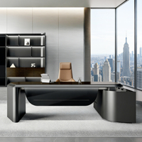 Mobili da Ufficio di Lusso, Elegante Scrivania Direzionale, Scrivanie Durevoli, Tavolo Ergonomico per Ufficio Dirigenziale