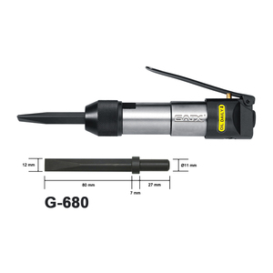 เครื่องมืออุตสาหกรรมอเนกประสงค์ GATX GP-0320 ค้อนลมปรับแต่งได้พร้อมระบบลมและระบบตัดฟลักซ์ รองรับ OEM GP-0320 ประสิทธิภาพสูง - Product Image 1
