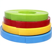 Bande de chantournage PVC imitation bois standard, finition écologique, largeur 12-650 mm, épaisseur 0,4-3,0 mm, pour le bordage de meubles