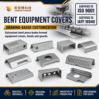 Couverture d'équipement sur mesure en acier inoxydable et aluminium, formée par presse plieuse, pour applications robotiques, pièces de tôlerie CNC OEM