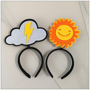 Diadema con Forma de Llama y Nube de HLC Novelty, Accesorio para la Cabeza para Carnaval de Halloween, Fiestas y Eventos Temáticos - Product Image 4