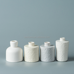 Bestcera trang trí nội thất sang trọng được thiết kế sang trọng gốm tinh dầu sậy khuếch tán và nến Jar Bộ - Product Image 5