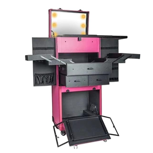 Maletín de <span class=keywords><strong>Maquillaje</strong></span> Rodante Personalizable de Alta Gama, Iluminado, Multifuncional, de Gran Capacidad, con Espejo LED - Product Image 2