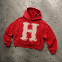 Hoodie court ample personnalisé 460 GSM pour homme, impression sérigraphique, style vintage streetwear, fabricant OEM ODM marque privée