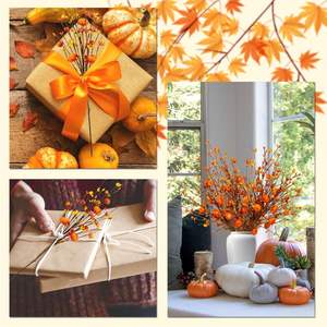 Rama de Fruta Artificial con 2 Ramas para Decoración de Bodas, Hogar y Fiestas, Venta al Por Mayor de Fábrica - Product Image 5