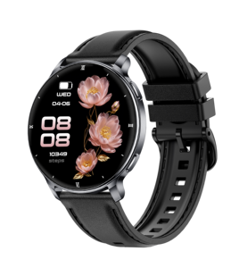 Smart <b>Watch</b> Round Shape Dial Phone Call Sports Fitness Tracker Female Health Monitoring Smartwatch for Women HW062 - Product Image 1