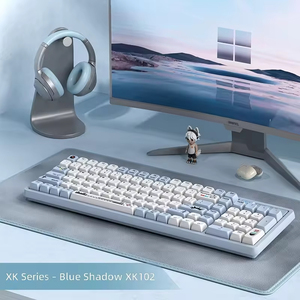 Full Size 102 Keys Membrane <b>Keyboard</b> With Numeric Keypad <b>USB</b> Type A Interface Plastic Material Desktop Use - Product Image 2