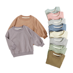 Sudadera de manga larga de algodón orgánico para bebés Ropa cómoda de color sólido para verano Diseño impreso - Product Image 3