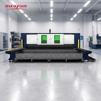 Machine de découpe CNC à fibre optique 3 axes de type portique HP-26035 Delta 20000W haute puissance, découpe de précision grand format pour métal Axrayser