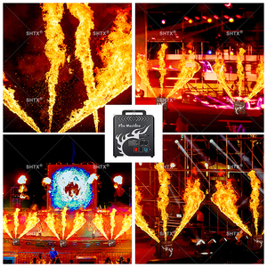 SHTX Lanzallamas de Tres Cabezas de 300W, el Más Vendido, para Discotecas, Escenarios, Bodas, Fiestas, DJ, <span class=keywords><strong>Circo</strong></span>, Conciertos y Eventos - Product Image 5
