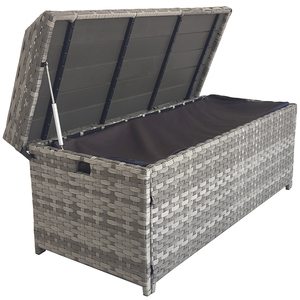 <span class=keywords><strong>Banc</strong></span> <span class=keywords><strong>de</strong></span> <span class=keywords><strong>jardin</strong></span> 2 places en rotin PE avec plateau en polybois, vente en gros usine - Product Image 1