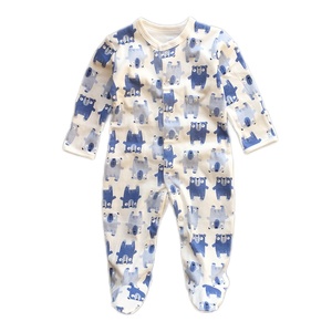 도매 하이 퀄리티 면 아기 소녀 옷 0-3 개월 OEM 브랜드 새로 태어난 장난 꾸러기 ODM 공급 니트 아동 의류 - Product Image 5