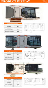 <span class=keywords><strong>Casa</strong></span> Prefabricada Moderna Tipo Cápsula Espacial, <span class=keywords><strong>Casa</strong></span> Modular Pequeña Amueblada con Sistema Inteligente para Espacios <span class=keywords><strong>de</strong></span> Vivienda Móviles <span class=keywords><strong>en</strong></span> Resorts - Product Image 2
