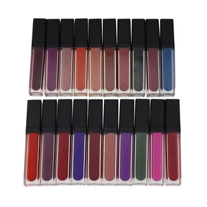 Best selling 20 colors custom logo liquid lipstick wholesale makeup customized lip gloss