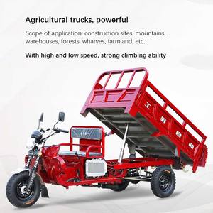 Tricycles motorisés pour voitures de transport Scooters pour adultes Moto à essence tricycle à <span class=keywords><strong>benne</strong></span> basculante - Product Image 4