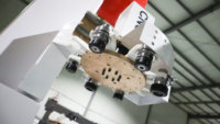 Machine de découpe CNC 5 axes pour pierre, bois, marbre, granit, avec broche simple 12 kW ATC, gravure et découpe 3D