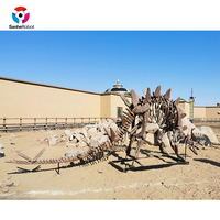 Modèle de Spinosaurus animatronique géant, taille réelle, simulation de dinosaure pour exposition dans un parc à thème jurassique, dinosaure robotique réaliste
