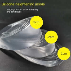 Solette Trasparenti Invisibili per Aumentare l'Altezza, Non Appiattibili, con Cuscinetti in Silicone Antiurto e Antiodore - Product Image 3
