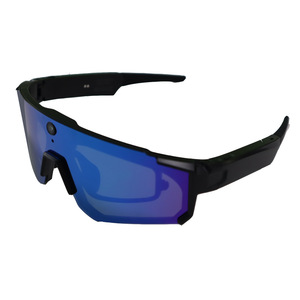 Occhiali Sportivi Smart AI con Fotocamera, Lenti Bluetooth, Montatura in PC, Stile Vintage Piccolo V06, Occhiali da Esterno per Ciclismo, Corsa, Escursionismo - Product Image 1